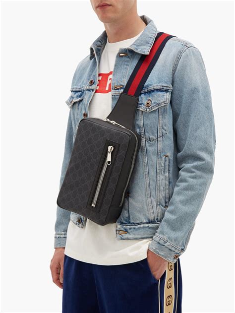 gucci men's crossbody bags|men's gucci crossbody bag sale.